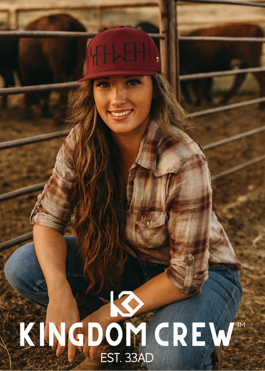 Yahweh™ Black & Gold Embroidered Snapback Hat