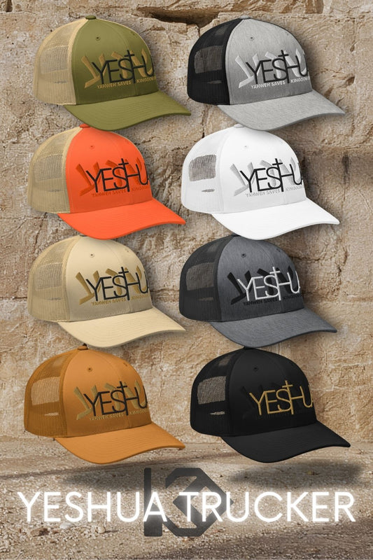 YESHUA™ Embroidered Trucker Hat