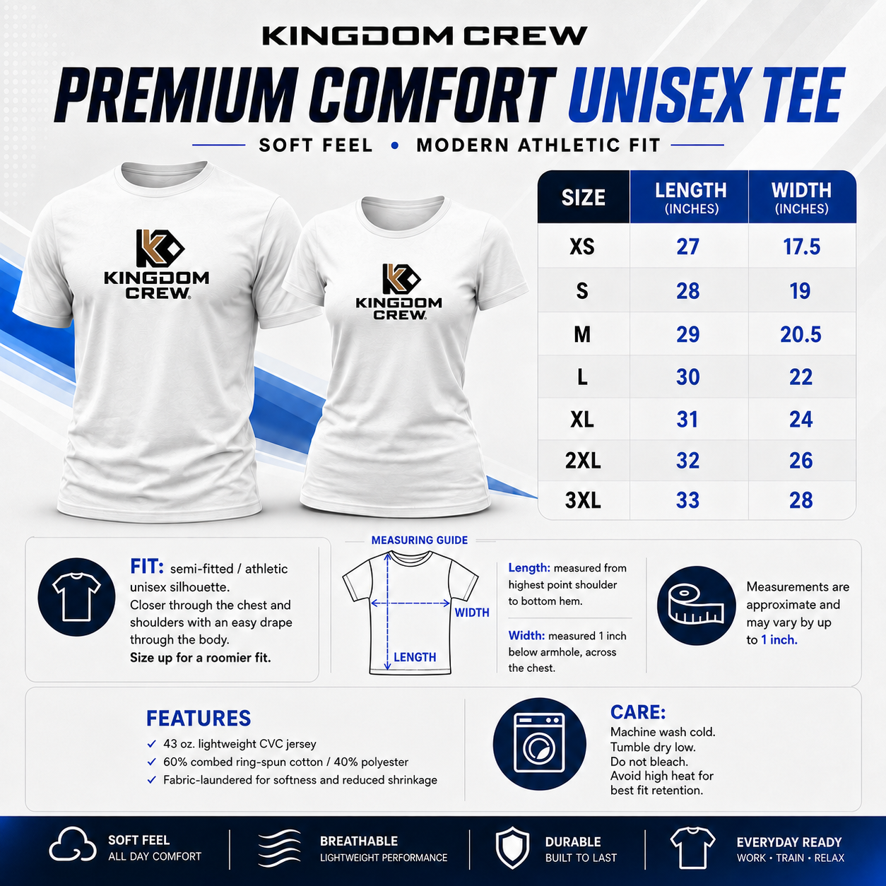 J.C. is my G.C.™ – Grounded in Christ - Comfort Work Shirt