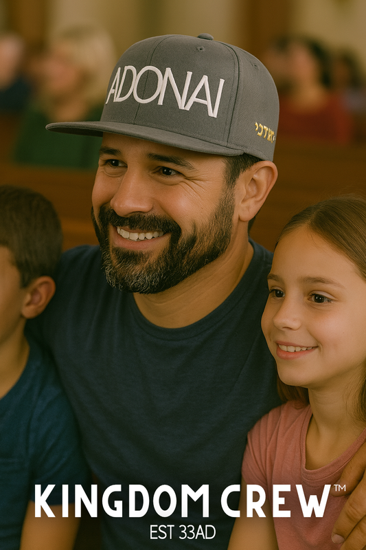 ADONAI™ White Snapback Cap