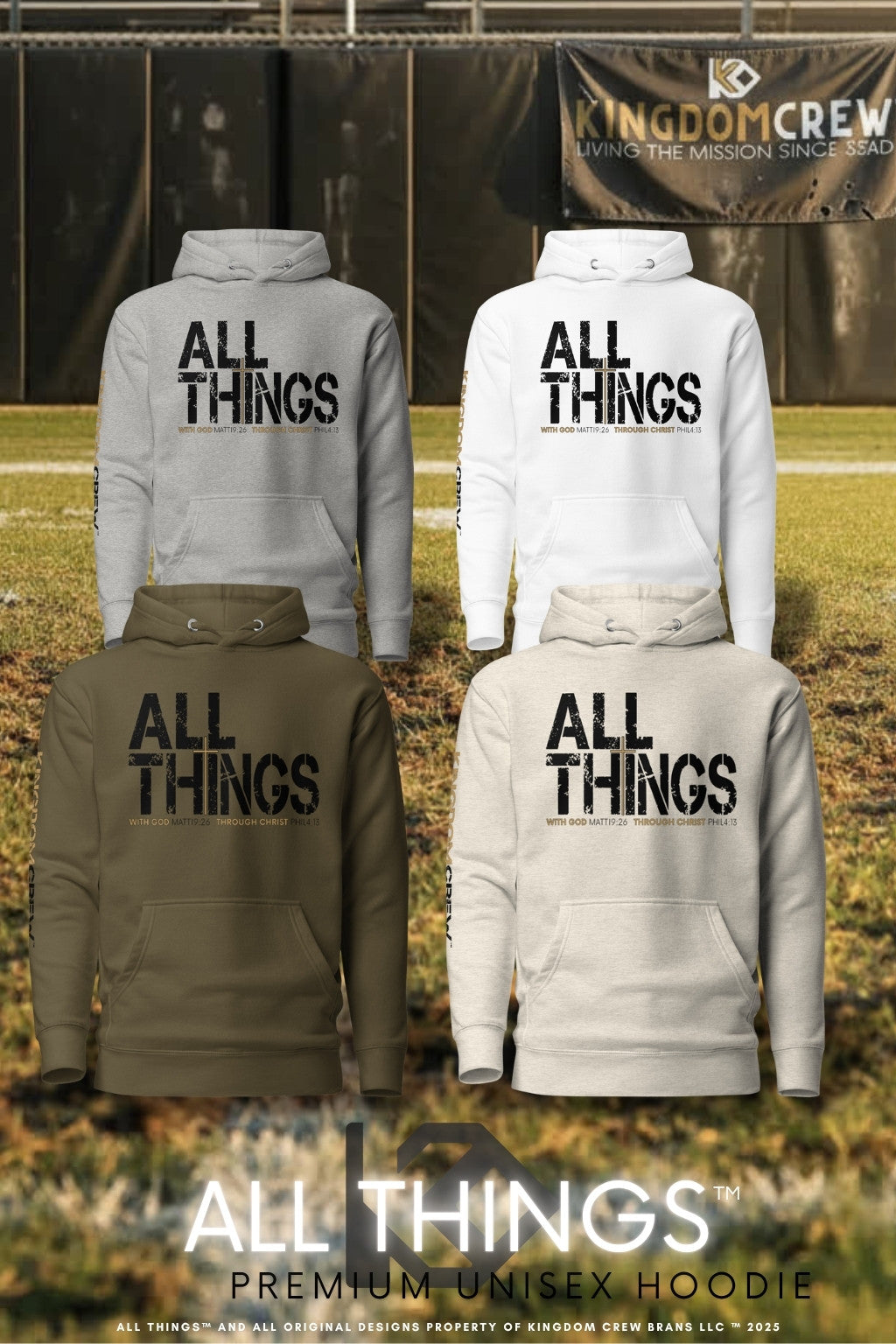 ALL THINGS -CROSS- Premium Unisex Hoodie