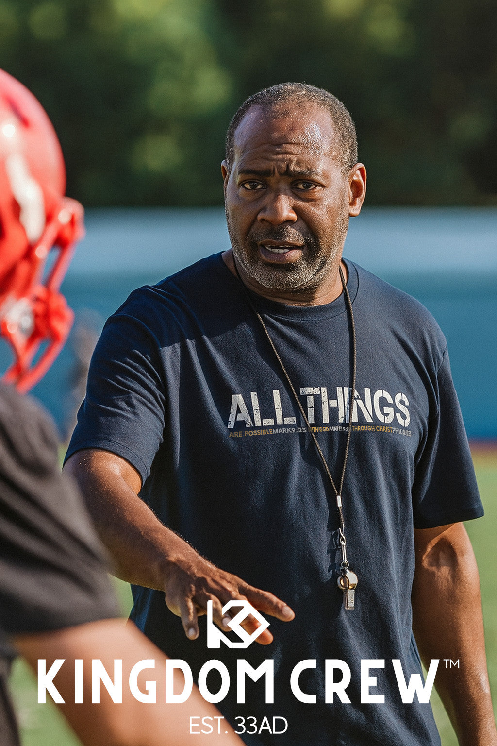 ALL THINGS™ – Athletic Unisex Tee – Comfort Heather - Silver & Gold