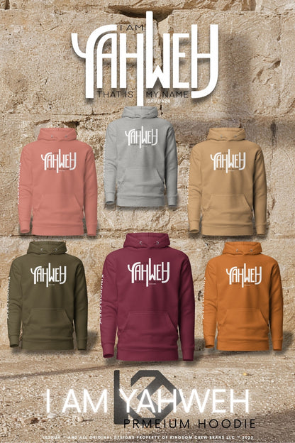 YAHWEH Isaiah 42:8 - Premium Unisex Hoodie