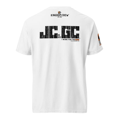 JC is my GC™ Christian Work Shirt – Back Print (Colossians 3:23)