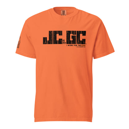 JC is my GC™ Christian Work Shirt – Front Print (Colossians 3:23)