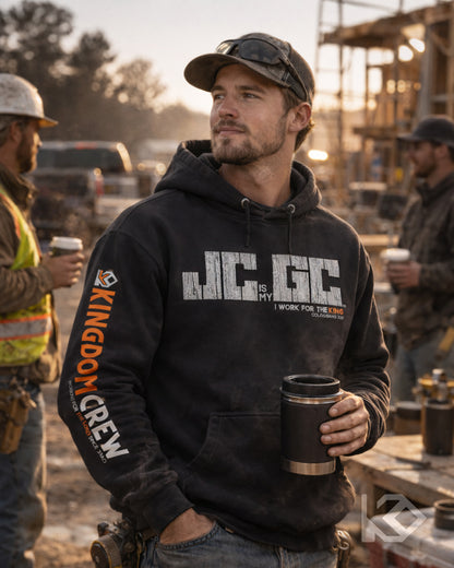JC is my GC™ Premium Christian Work Hoodie (Colossians 3:23)
