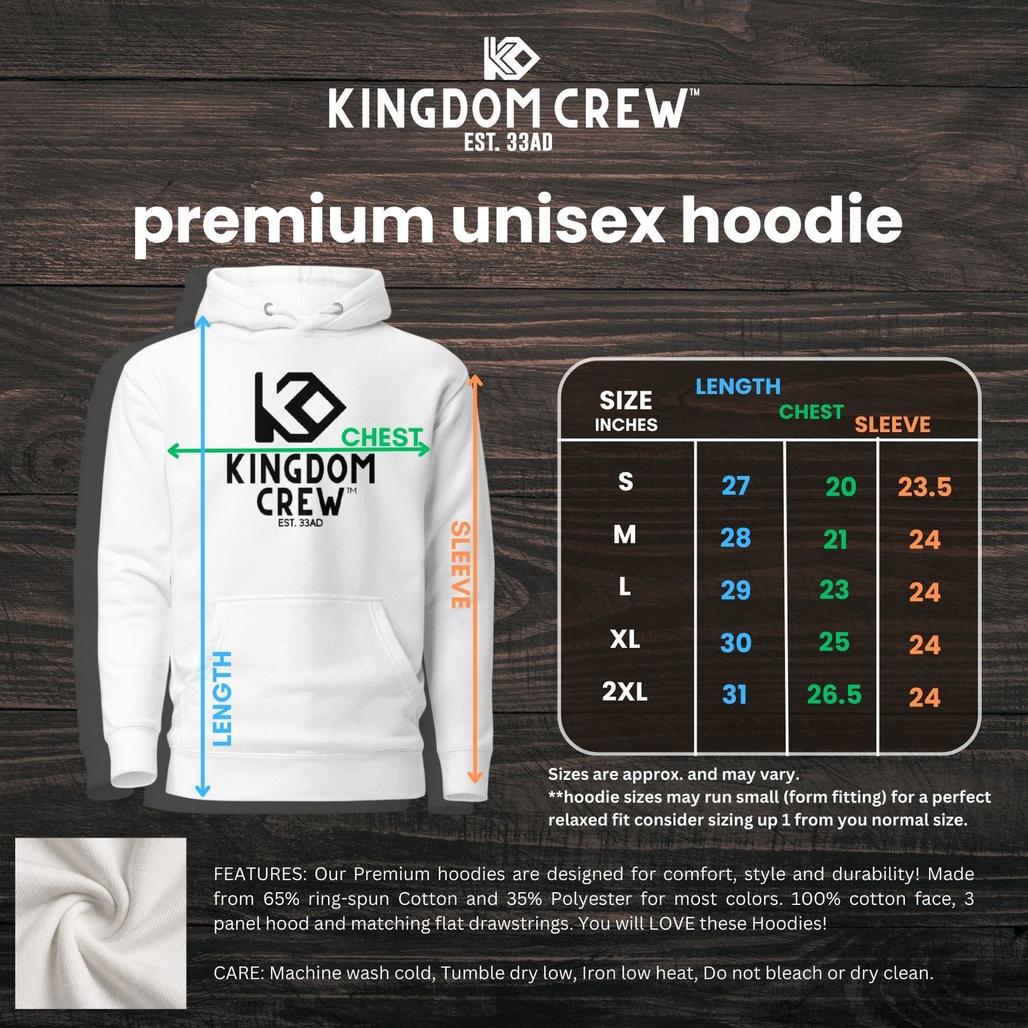 ADONAI™ Premium Unisex Hoodie
