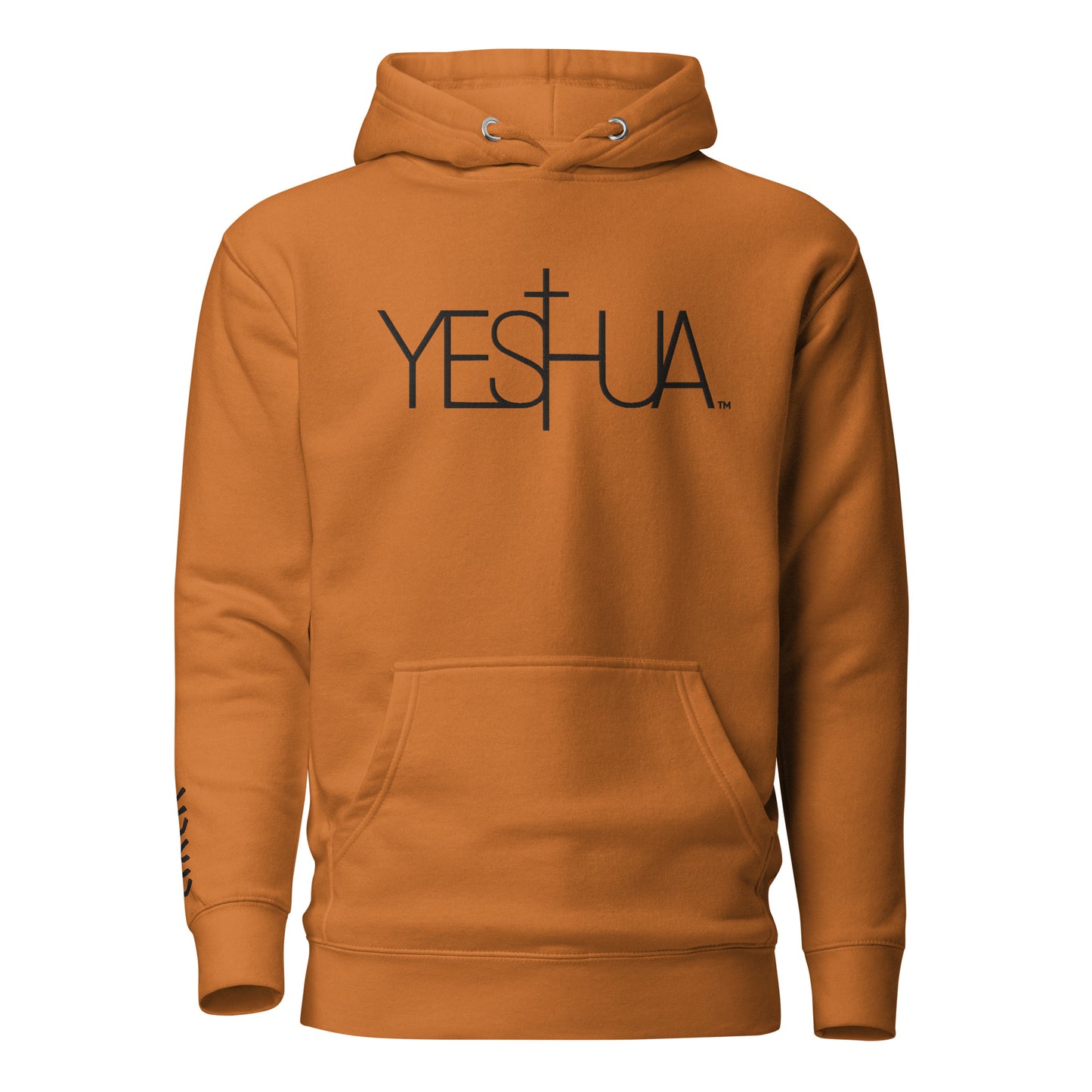 YESHUA™ Black Premium Unisex Hoodie - Embroidered