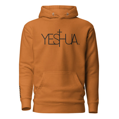 YESHUA™ Black Premium Unisex Hoodie - Embroidered