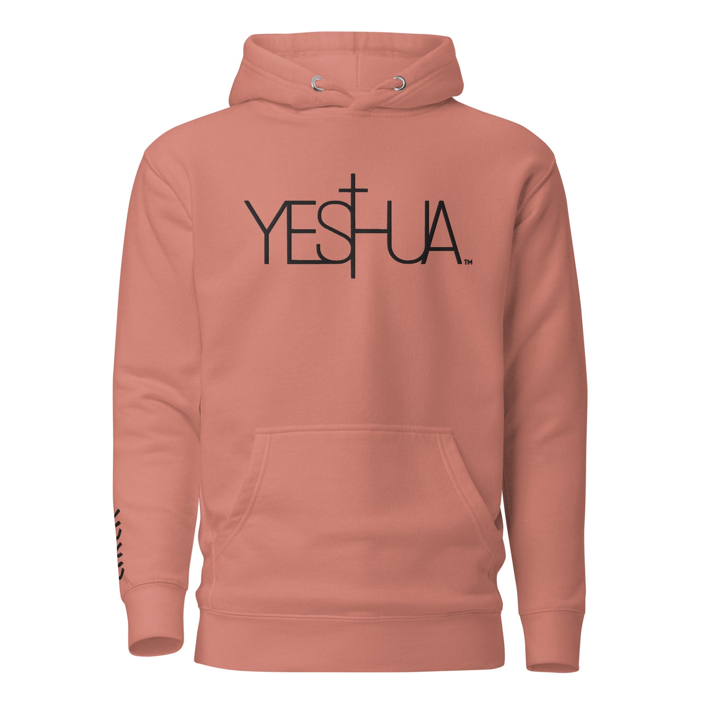 YESHUA™ Black Premium Unisex Hoodie - Embroidered