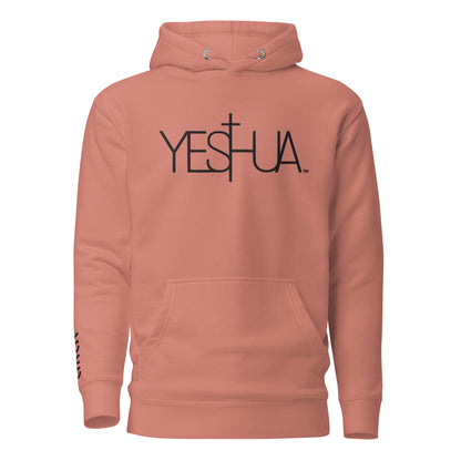 YESHUA™ Black Embroidered Premium Unisex Hoodie