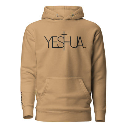 YESHUA™ Black Embroidered Premium Unisex Hoodie