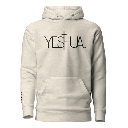YESHUA™ Black Premium Unisex Hoodie - Embroidered