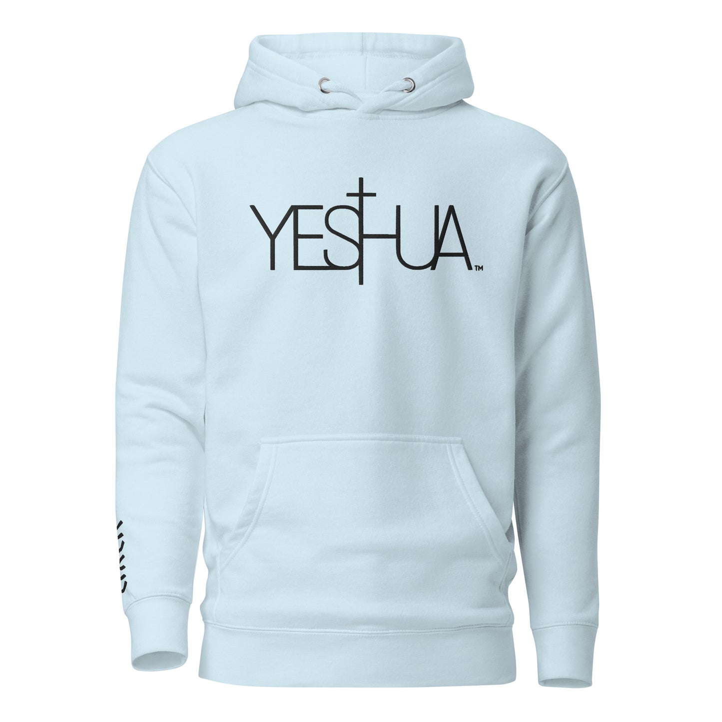 YESHUA™ Black Premium Unisex Hoodie - Embroidered