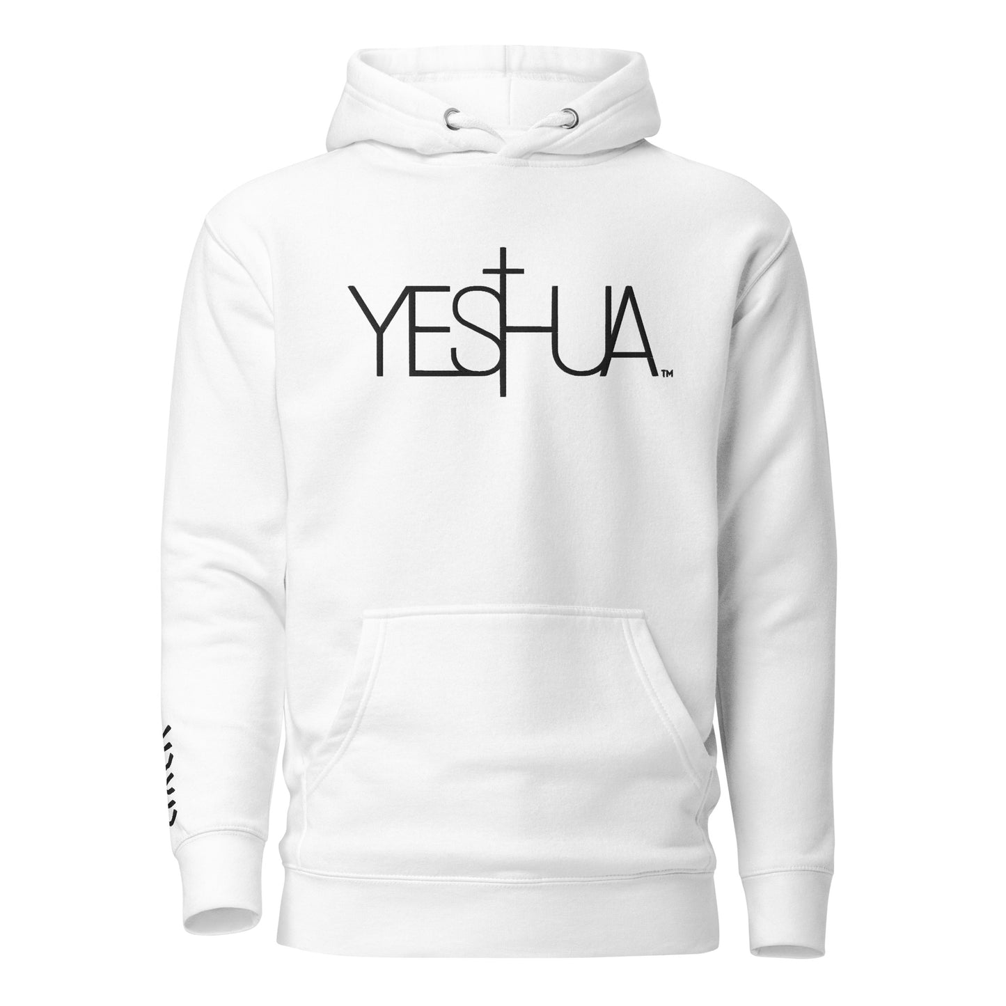 YESHUA™ Black Premium Unisex Hoodie - Embroidered