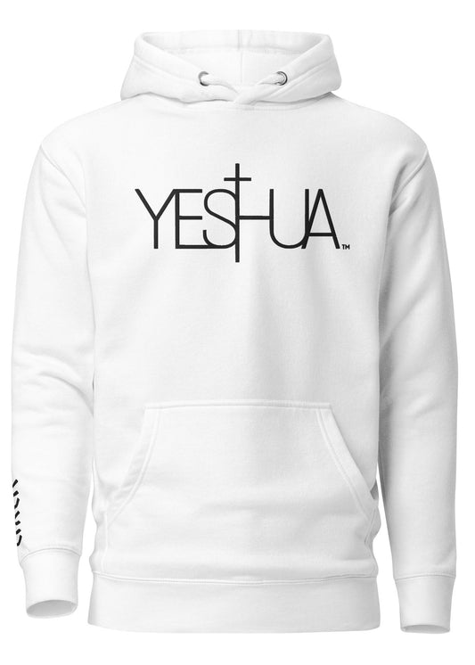 YESHUA™ Black Embroidered Premium Unisex Hoodie