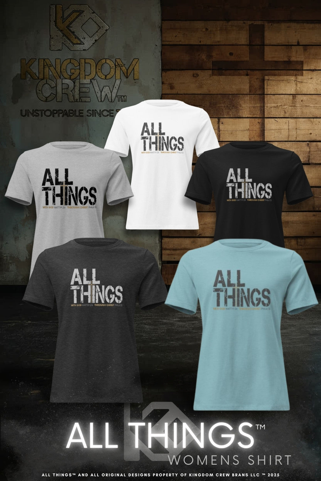 ALL THINGS™ Womens athletic comfort Shirt