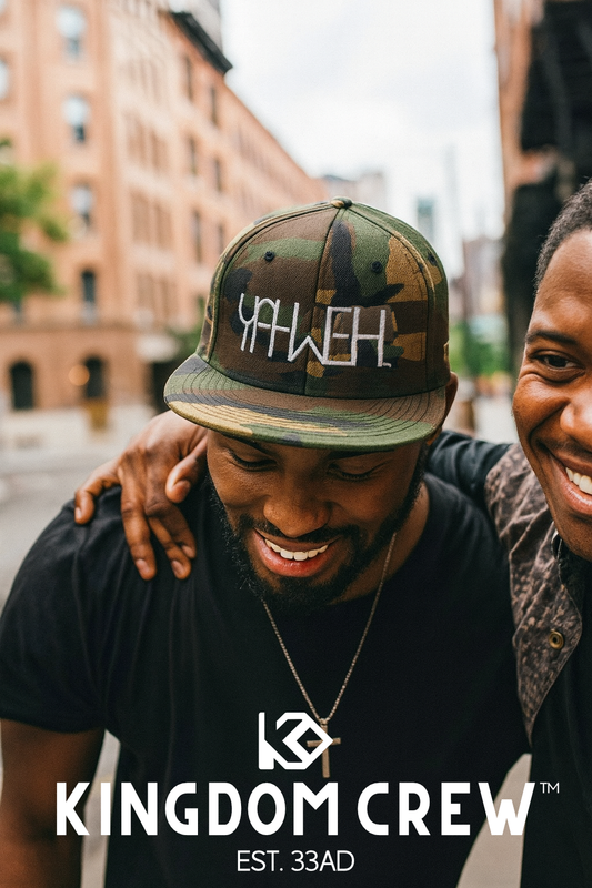 YAHWEH™ White & Gold Premium Snapback Hat