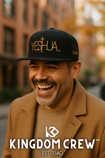 YESHUA™ Gold Snapback Hat