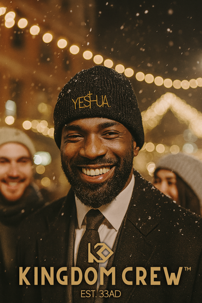 YESHUA™ Gold Knitted Beanie