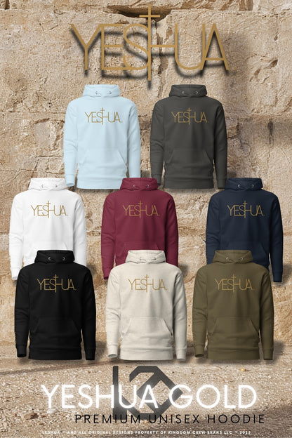 YESHUA™ Gold Premium Unisex Hoodie - Embroidered