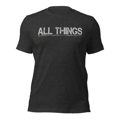 ALL THINGS™ Unisex Athletic T-Shirt