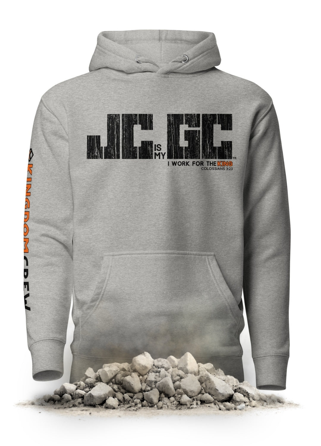 JC is my GC™ Premium Christian Work Hoodie (Colossians 3:23)