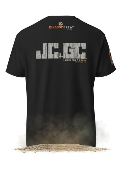 JC is my GC™ Christian Work Shirt – Back Print (Colossians 3:23)