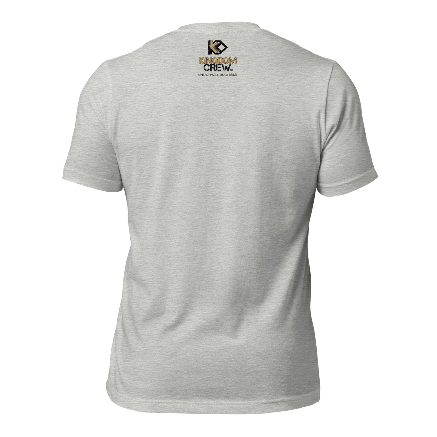 ALL THINGS™ – Athletic Unisex Tee – Comfort Heather Black and Gold