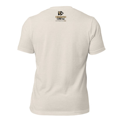 ALL THINGS™ – Athletic Unisex Tee – Comfort Heather Black and Gold