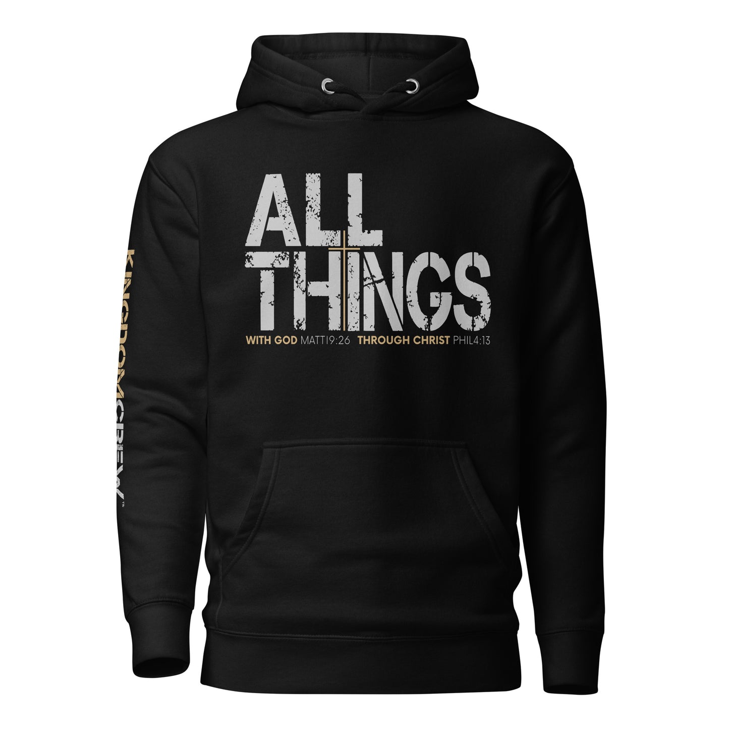 ALL THINGS -CROSS- Premium Unisex Hoodie -Dark-