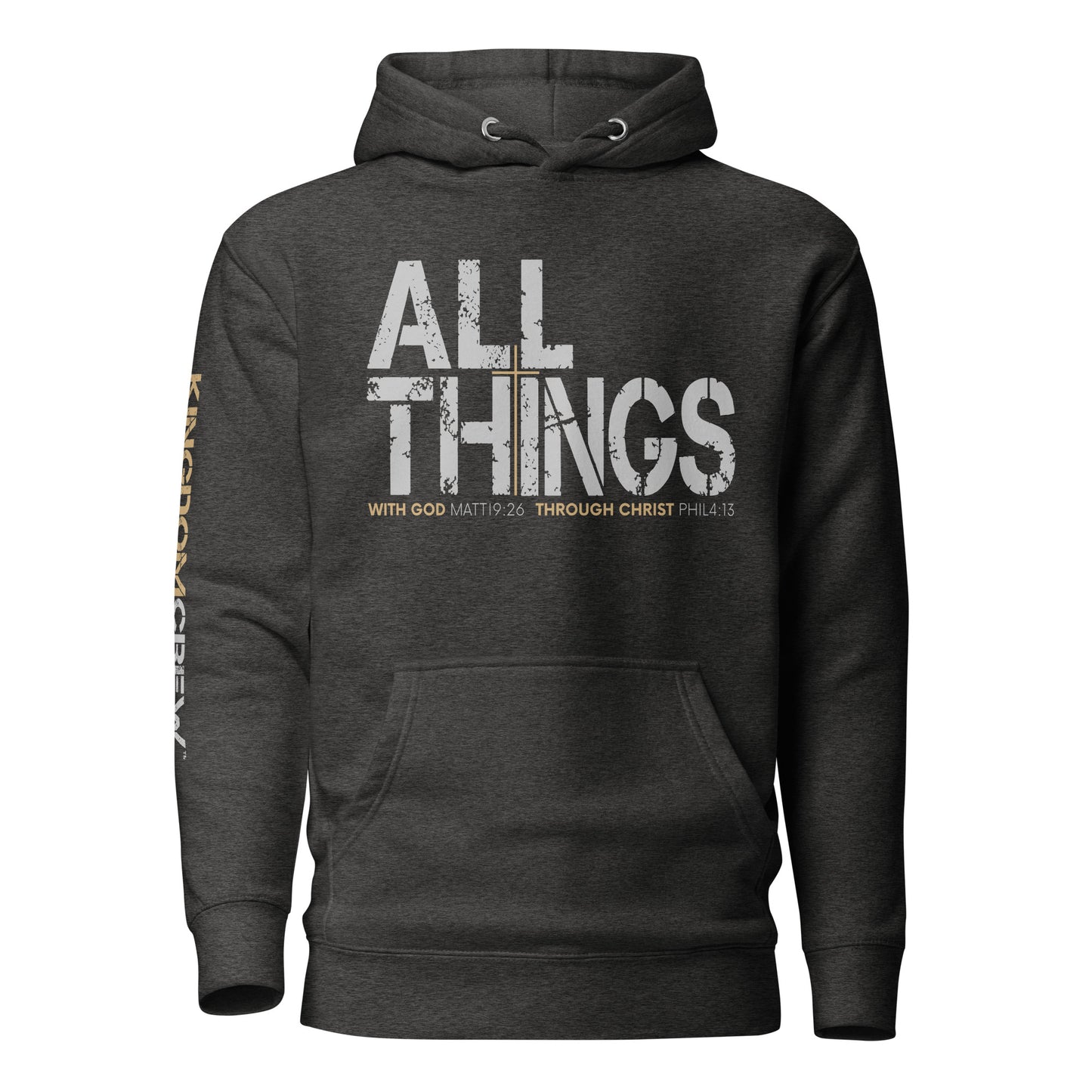 ALL THINGS -CROSS- Premium Unisex Hoodie -Dark-
