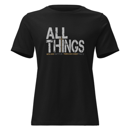 ALL THINGS™ Womens athletic comfort Shirt
