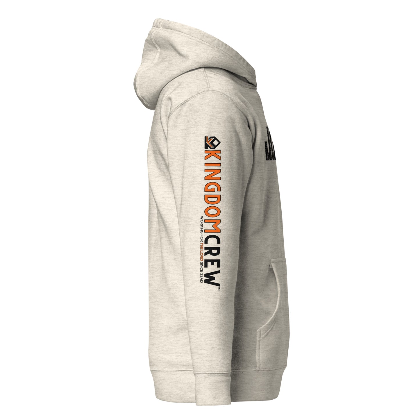 J.C. is my G.C.™ Premium Unisex Hoodie - Black & Orange
