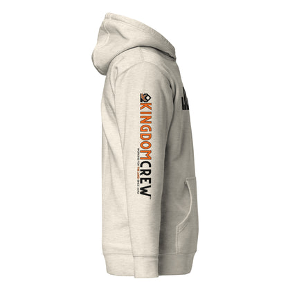 J.C. is my G.C.™ Premium Unisex Hoodie - Black & Orange