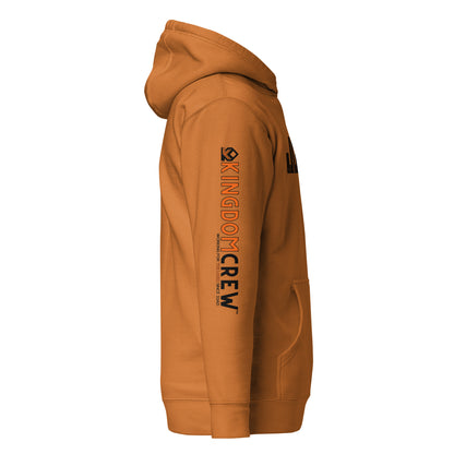 J.C. is my G.C.™ Premium Unisex Hoodie - Black & Orange