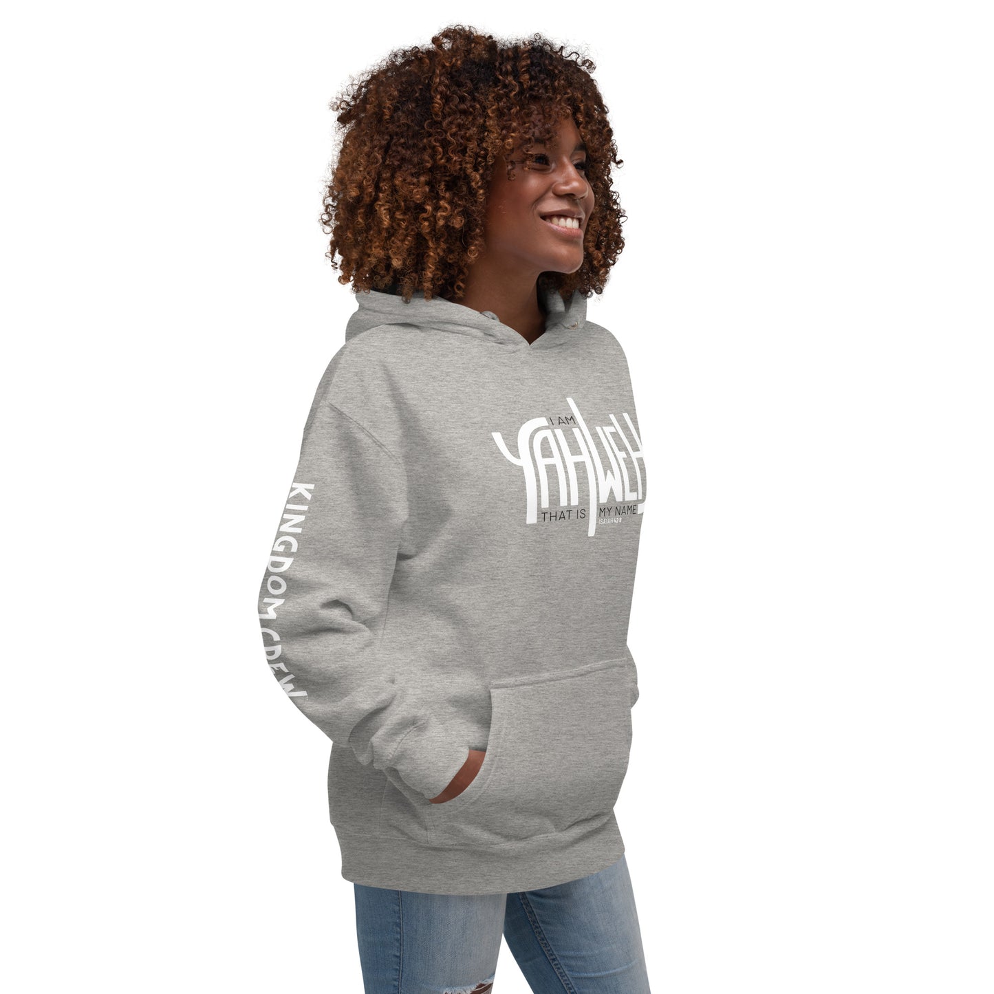 YAHWEH Isaiah 42:8 - Premium Unisex Hoodie