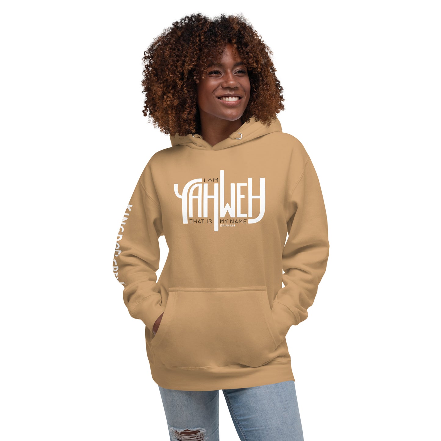 YAHWEH Isaiah 42:8 - Premium Unisex Hoodie