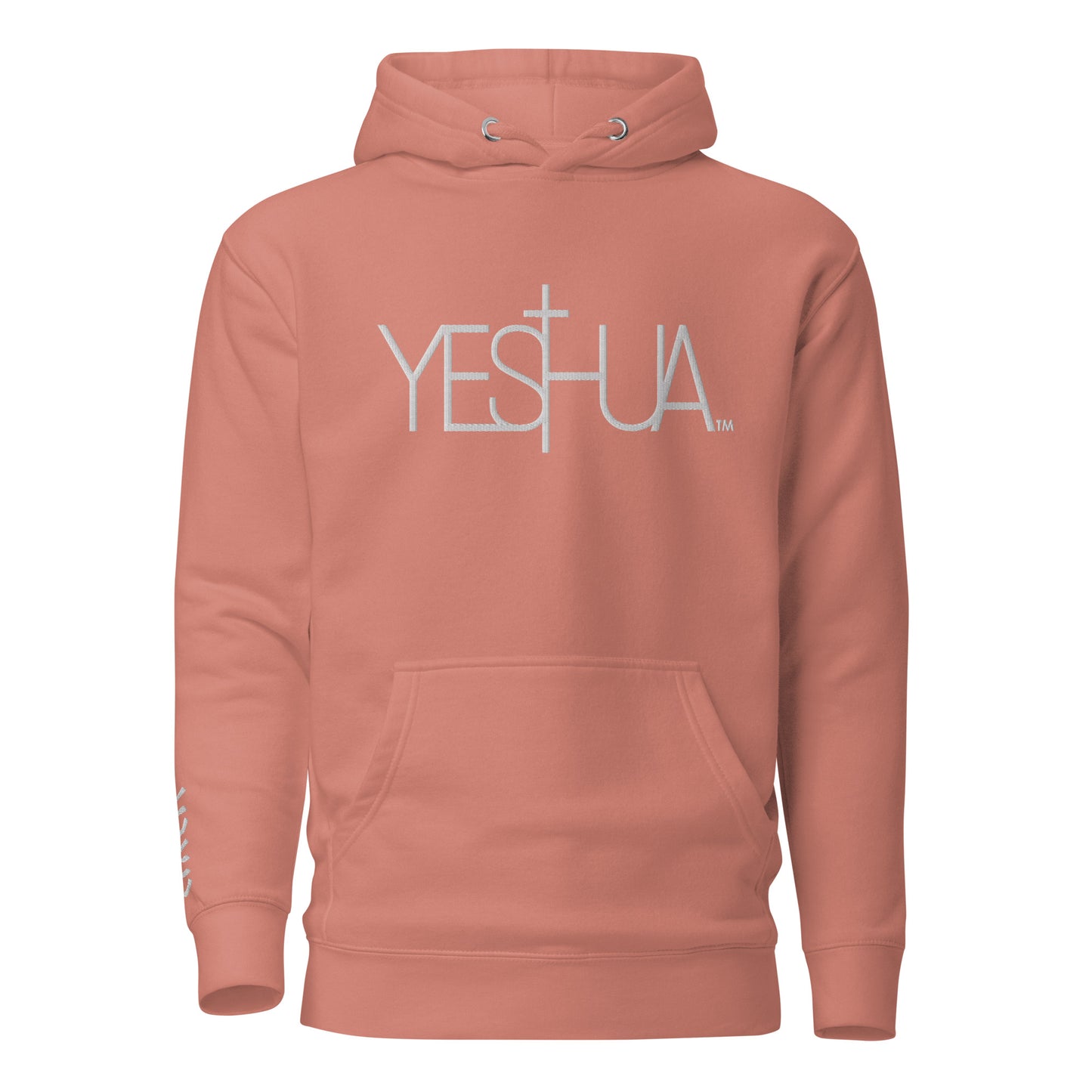 YESHUA™ White Embroidered - Premium Unisex Hoodie