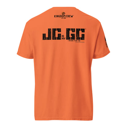 JC is my GC™ Christian Work Shirt – Back Print (Colossians 3:23)