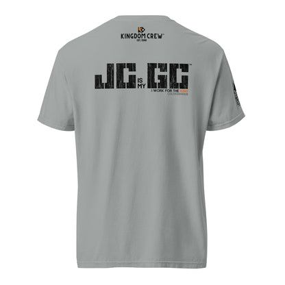 JC is my GC™ Christian Work Shirt – Back Print (Colossians 3:23)