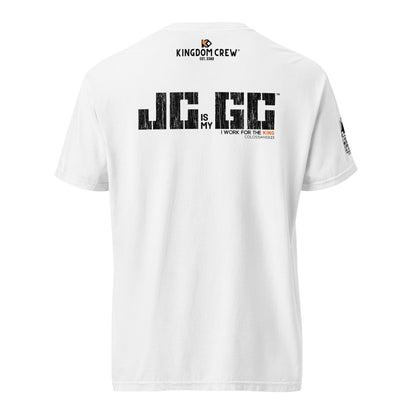 JC is my GC™ Christian Work Shirt – Back Print (Colossians 3:23)